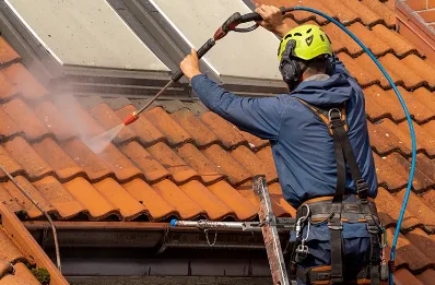 Démoussage et hydrofuge de toiture à Bréhal